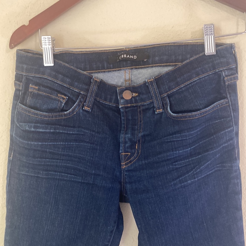 J Brand skinny leg Daphne blue jeans size 27. - Picture 2 of 6